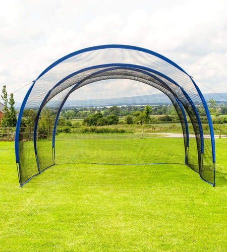 Pop-Up Baseball Batting Cage | Backyard Batting & Pitching Practice [20Ft, 40Ft, 60Ft or 80Ft Net Length] | Baseball Net for Hitting and Pitching
