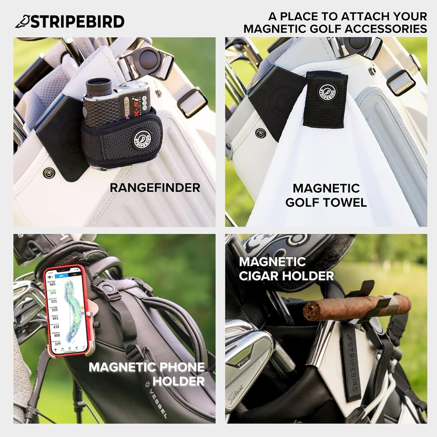 - Golf Hub for Magnetic Accessories - Golf Bag Attachment for Magnetic Products - Easily Access Magnetic Golf Accessories from Your Golf Bag…