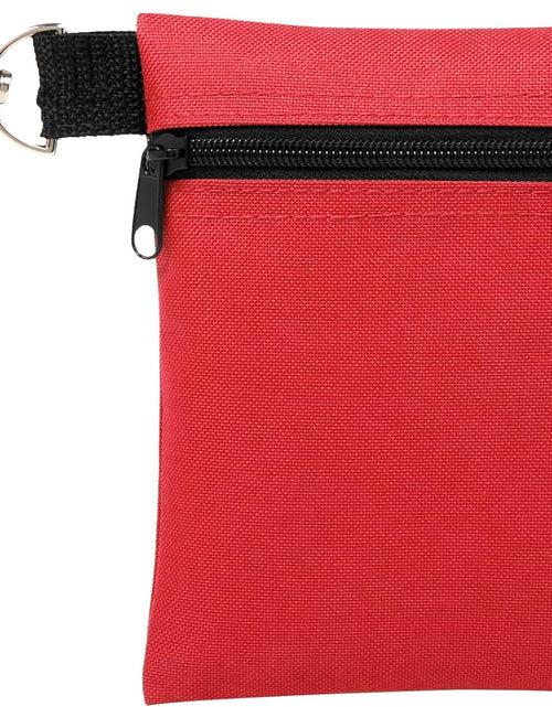 Load image into Gallery viewer, Golf Tee Pouch, 5.62 X 6.87 Inch Professional Zipper Golf Tee/Ball Pouch Bag with Metal Lobster Claw Clip
