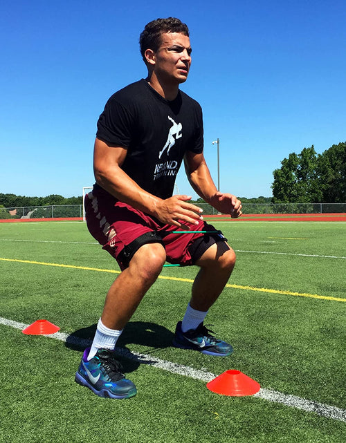 Load image into Gallery viewer, Kbands | Speed and Strength Leg Resistance Bands | Includes Speed 101 and Agility FX Digital Training Programs - Sizes for Youth, Intermediate, and Advanced Athletes
