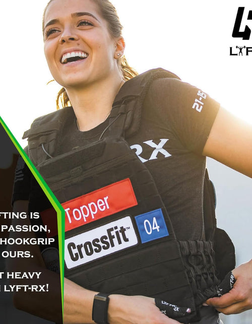 Load image into Gallery viewer, Weightlifting Hook Grip Tape W/Premium Adhesive for Olympic Weight Lift, Crossfit, Lifting &amp; Gym, Stretch Athletic Finger Wrap, Protects Thumb Fingers Hand &amp; Enhances Grip
