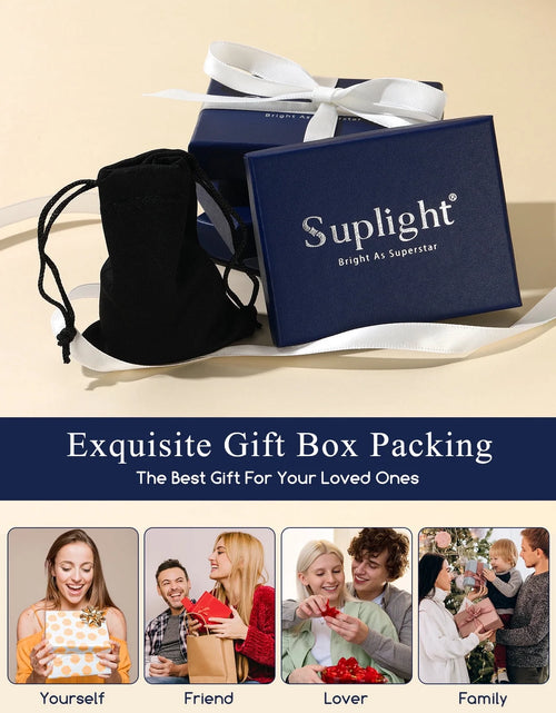 Load image into Gallery viewer, Silver Necklace 925 Sterling Silver Birthstone Love Heart Necklace Mother'S Day Gift
