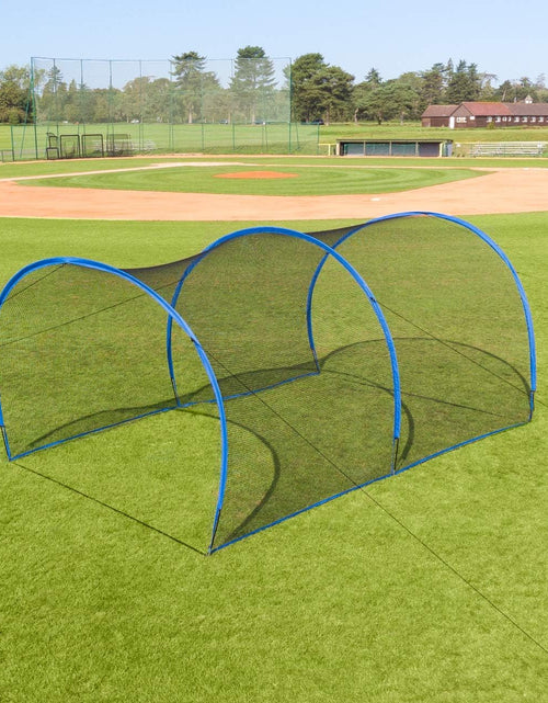 Load image into Gallery viewer, Pop-Up Baseball Batting Cage | Backyard Batting &amp; Pitching Practice [20Ft, 40Ft, 60Ft or 80Ft Net Length] | Baseball Net for Hitting and Pitching
