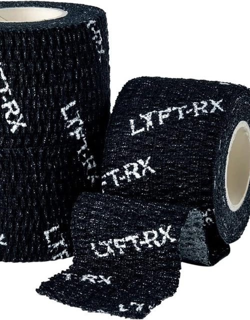 Load image into Gallery viewer, Weightlifting Hook Grip Tape W/Premium Adhesive for Olympic Weight Lift, Crossfit, Lifting &amp; Gym, Stretch Athletic Finger Wrap, Protects Thumb Fingers Hand &amp; Enhances Grip
