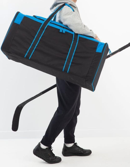 Load image into Gallery viewer, Heavy Duty Multi Pocket Large Sports Gym Equipment 3-Pocket Travel Duffel Bag (36 Inch, Blue)
