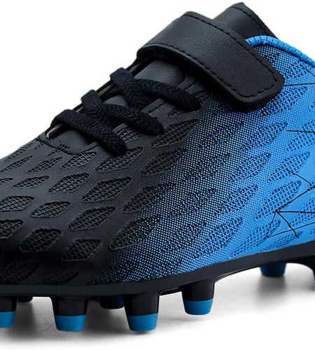 Kids Firm Ground Soccer Cleats Boys Girls Athletic Outdoor Football Shoes