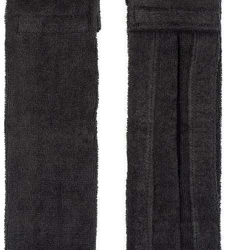 Football Towel, Pure Cotton Quarterback Football Field Towel with Hook & Loop Closure, Sports Towels for Sweat & Maintaining Grip, Versatile Towel for Gym, Yoga, Youthful Football, Black