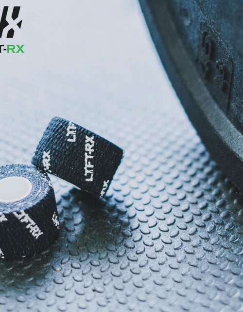 Load image into Gallery viewer, Weightlifting Hook Grip Tape W/Premium Adhesive for Olympic Weight Lift, Crossfit, Lifting &amp; Gym, Stretch Athletic Finger Wrap, Protects Thumb Fingers Hand &amp; Enhances Grip
