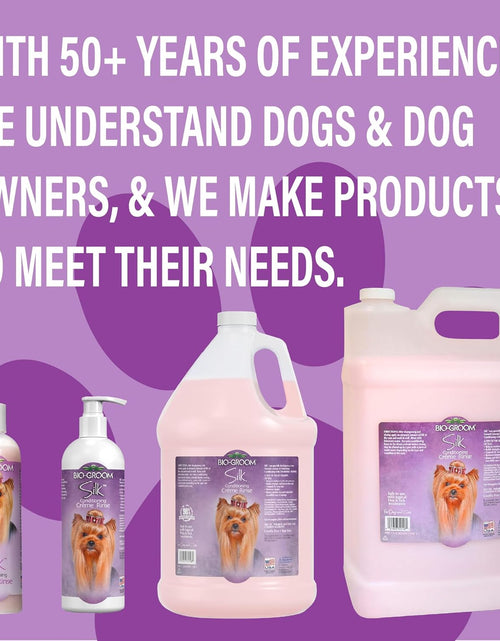 Load image into Gallery viewer, Silk Creme Rinse Dog Conditioner – Dog Bathing Supplies, Puppy Shampoo, Cat &amp; Dog Grooming Supplies for Sensitive Skin, Cruelty-Free, Made in USA, Tearless Dog Products – 32 Fl Oz 1-Pack
