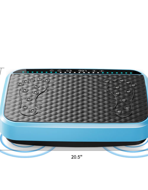 Load image into Gallery viewer, Vibration Plate Exercise Machine, Whole Body Fitness Platform for Lymphatic Drainage, Vibrating Shaker Board with 120 Speed Levels, Weight Loss and Fat Burner Workout Equipment for Women and Menwhite
