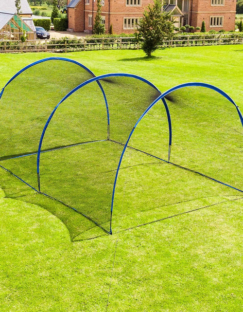 Load image into Gallery viewer, Pop-Up Baseball Batting Cage | Backyard Batting &amp; Pitching Practice [20Ft, 40Ft, 60Ft or 80Ft Net Length] | Baseball Net for Hitting and Pitching
