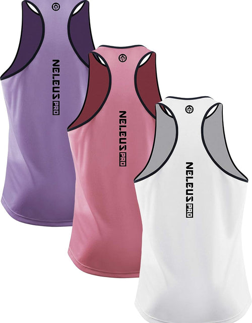 Load image into Gallery viewer, Men'S 3 Pack Workout Running Tank Top Sleeveless Gym Athletic Shirts
