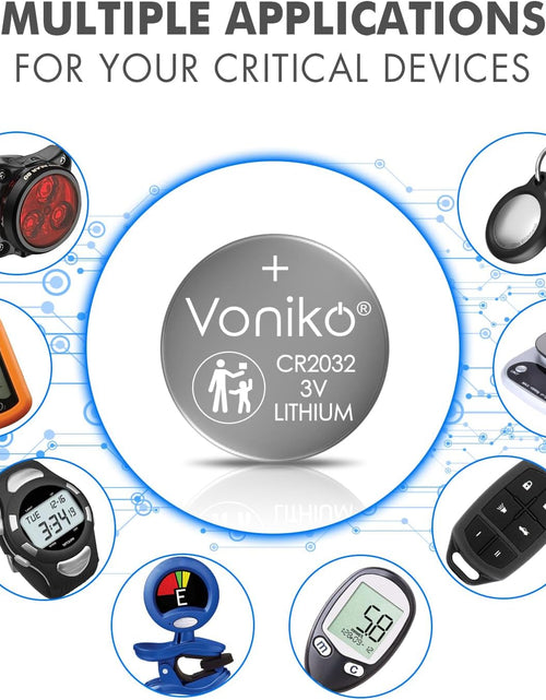 Load image into Gallery viewer, 3 Volt CR2032 Battery 6 Pack – Lithium Batteries – 2032 Button Battery Flat – 7 Years Shelf Life
