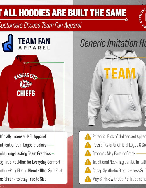 Load image into Gallery viewer, NFL Gameday Adult Hooded Sweatshirt, Pro Football Fleece Hoodie Pullover Sweatshirt
