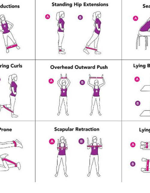 Load image into Gallery viewer, Gym Fitness Resistance Bands for Yoga Stretch Pull up Assist Bands
