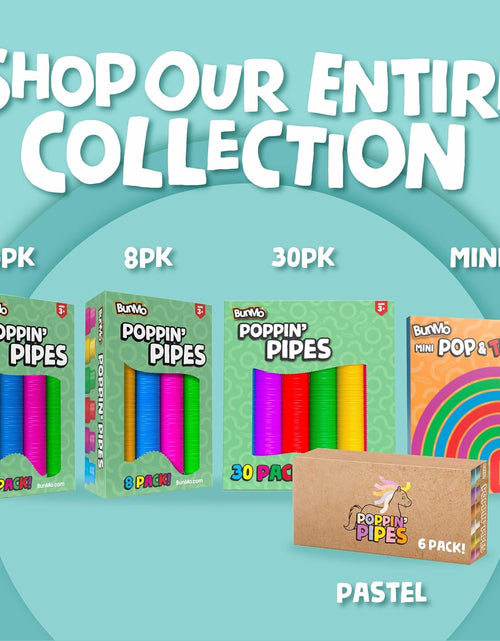 Load image into Gallery viewer, Pop Tubes Sensory Toys, Fine Motor Skills Stocking Stuffers Toddler Toys, Fidget Toys for Sensory Kids and Stocking Stuffers for Kids Learning Toys
