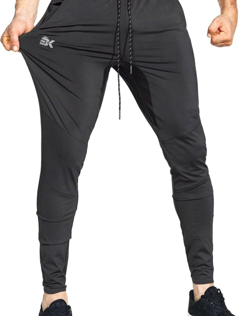 Load image into Gallery viewer, Mens Lightweight Gym Jogger Pants,Men'S Workout Sweatpants with Zip Pocket
