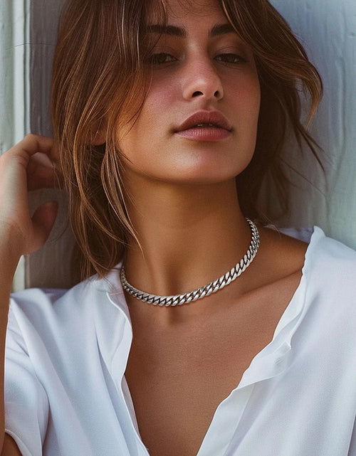 Load image into Gallery viewer, Mens Chains Cuban Link Necklaces 28 Inch 18K Gold Plated Neck Chain Mens Gifts for Dad
