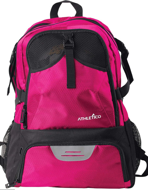 Load image into Gallery viewer, National Soccer Bag - Backpack for Soccer, Basketball &amp; Football Includes Separate Cleat and Ball Holder
