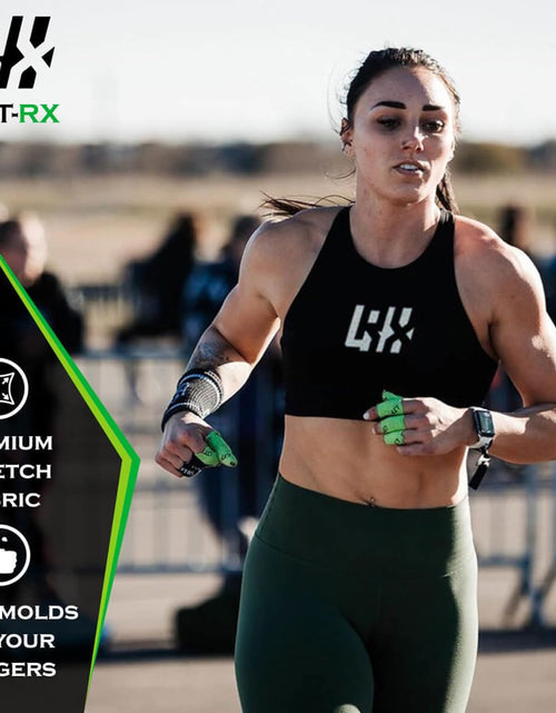 Load image into Gallery viewer, Weightlifting Hook Grip Tape W/Premium Adhesive for Olympic Weight Lift, Crossfit, Lifting &amp; Gym, Stretch Athletic Finger Wrap, Protects Thumb Fingers Hand &amp; Enhances Grip
