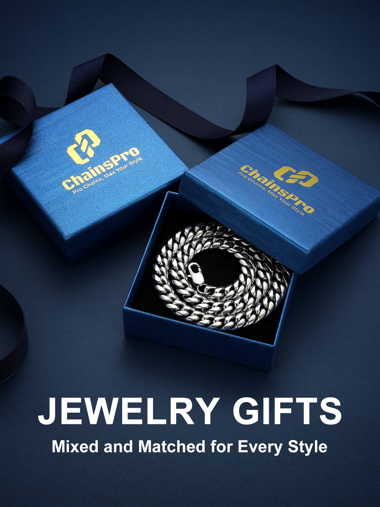 Mens Chains Cuban Link Necklaces 28 Inch 18K Gold Plated Neck Chain Mens Gifts for Dad