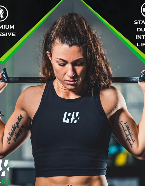 Load image into Gallery viewer, Weightlifting Hook Grip Tape W/Premium Adhesive for Olympic Weight Lift, Crossfit, Lifting &amp; Gym, Stretch Athletic Finger Wrap, Protects Thumb Fingers Hand &amp; Enhances Grip
